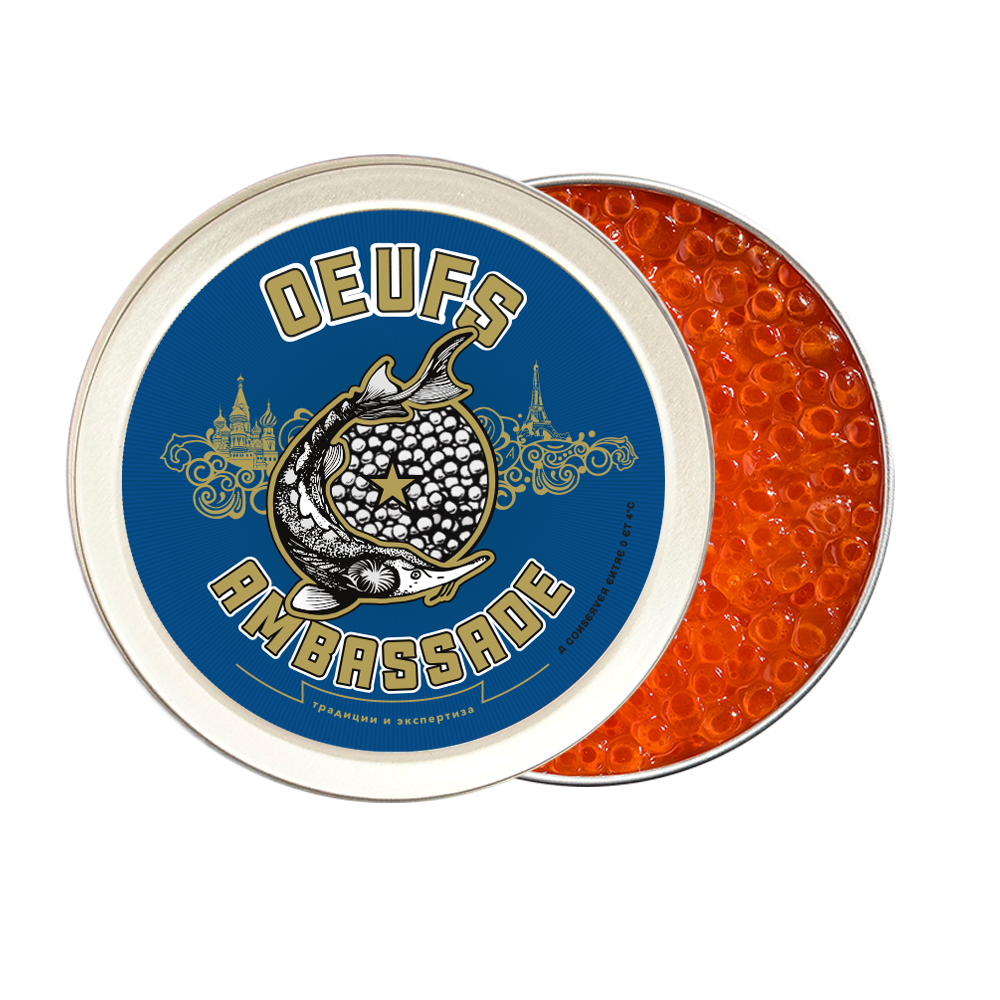 Oeufs de saumon 250g - Caviar Ambassade